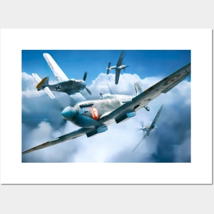 Spitfire Mk.IX RAF Posters and Art